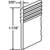 Prime-Line Vinyl Shower Door Bottom Sweep, 36 In. x 1-5/16 In. Tee Wedge Shaped Top, clear Single Pack M 6229